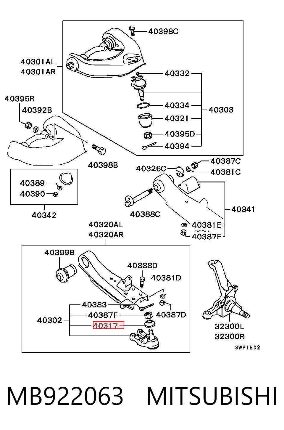MB922063 Mitsubishi