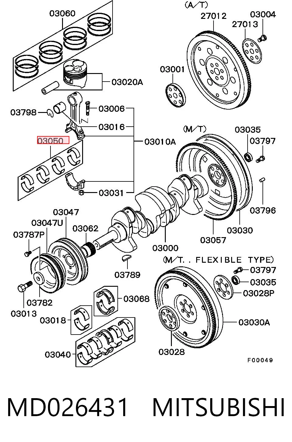 CB1131GP025 NDC Вкладиші коленвала, шатунні, комплект, 1-й ремонт (+0,25)