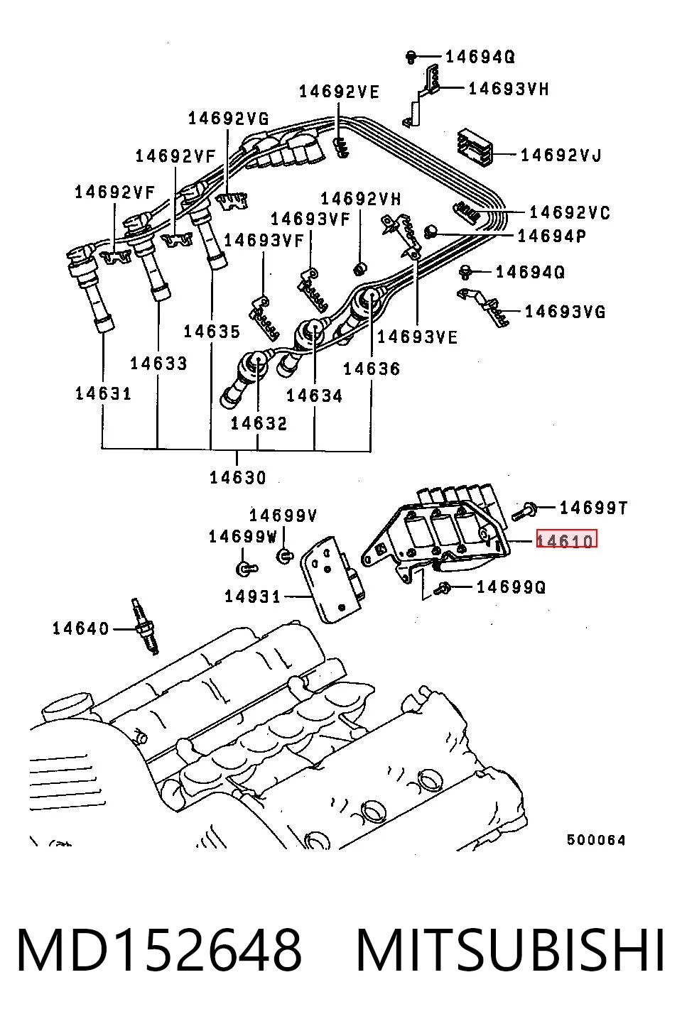 Котушка запалювання U3020 NGK