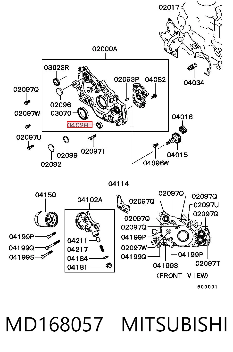 Сальник масляної помпи John Deere AL60978 ціна, від 2.72 USD