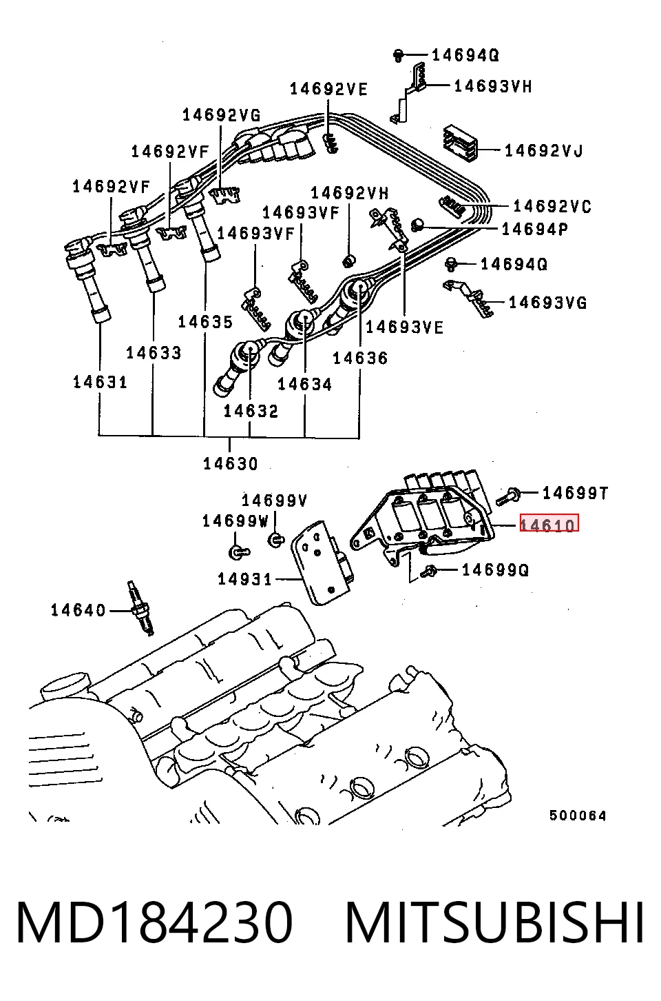 Котушка NGK U3020
