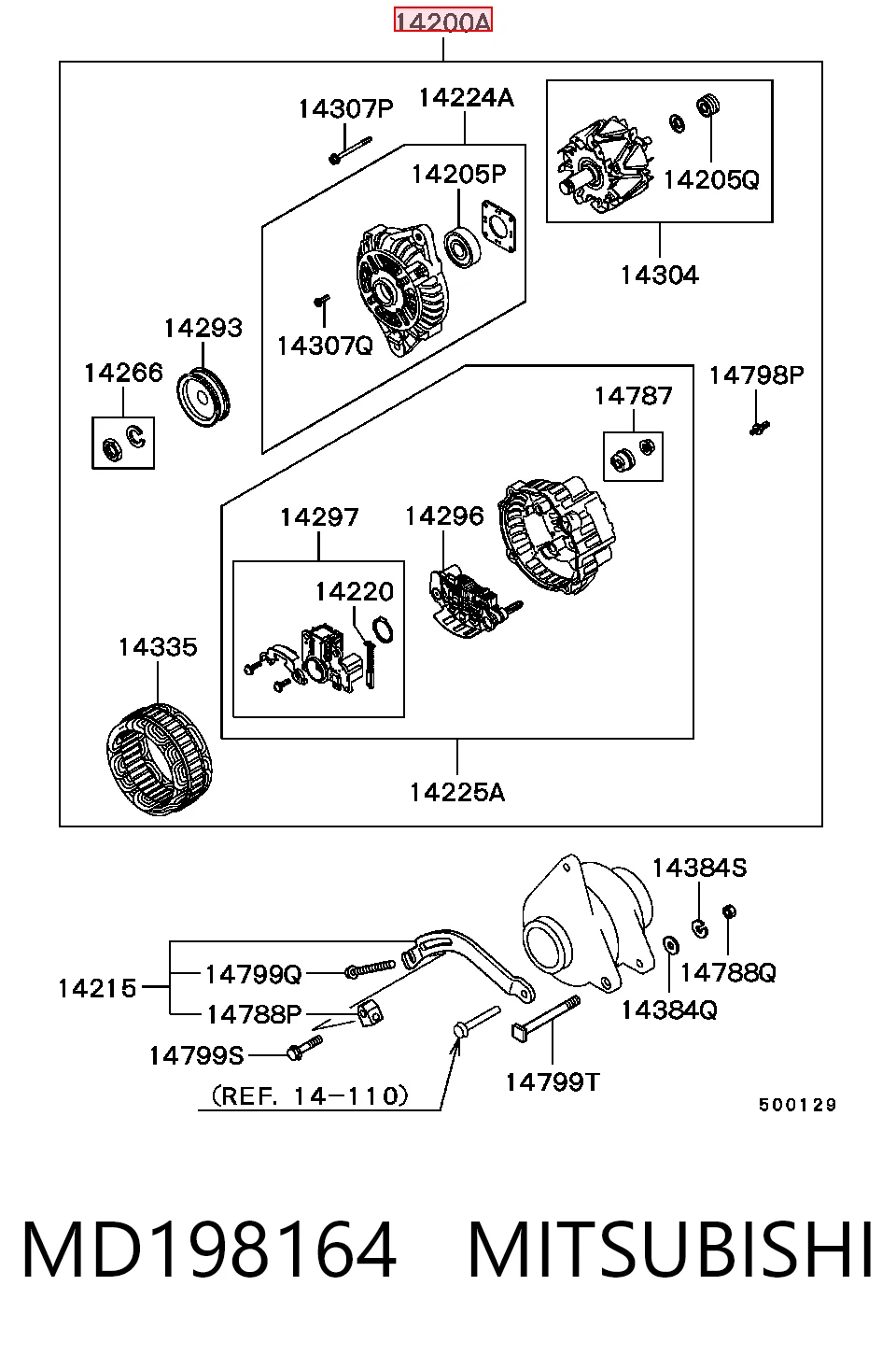 Генератор Jurid/Bendix JA1167IR ціна, від 101.35 USD