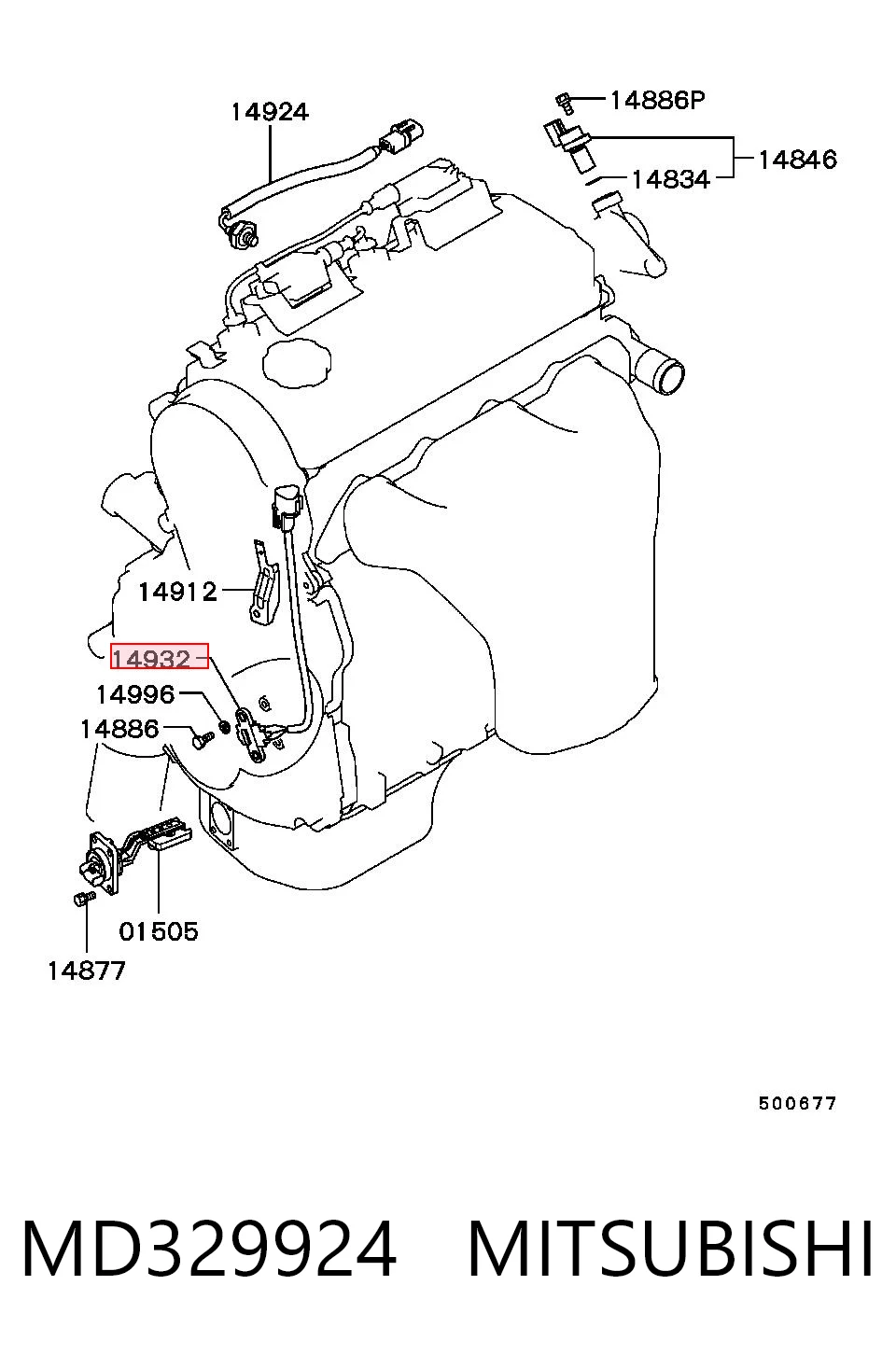 Датчик обертів колінвалу Chrysler MD329924 ціна, від 12.70 USD