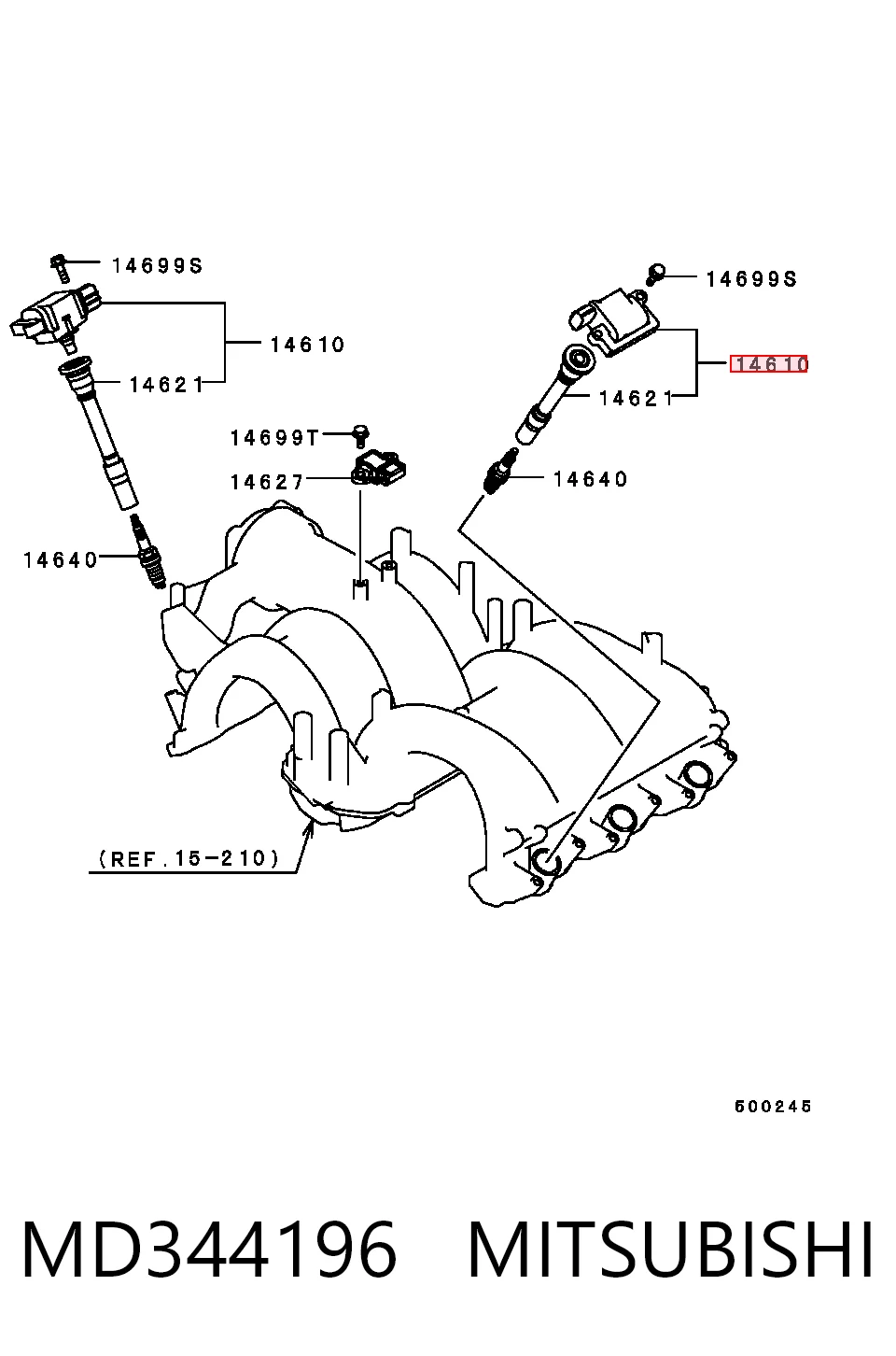 Котушка запалювання U5165 NGK