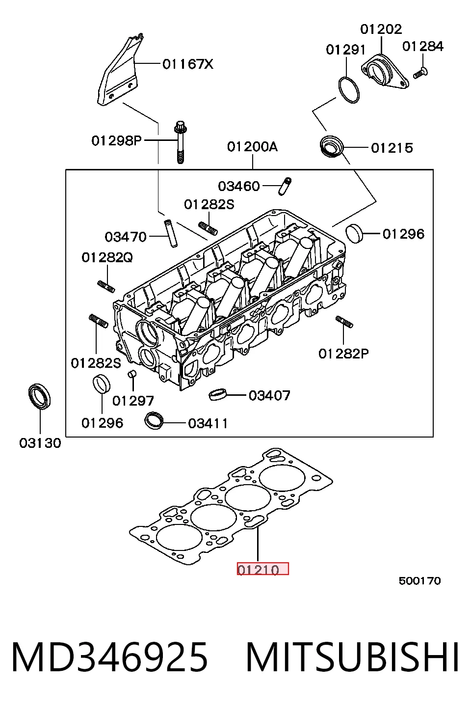 Прокладка ГБЦ Landwind SMD346925 ціна, від 18.99 USD