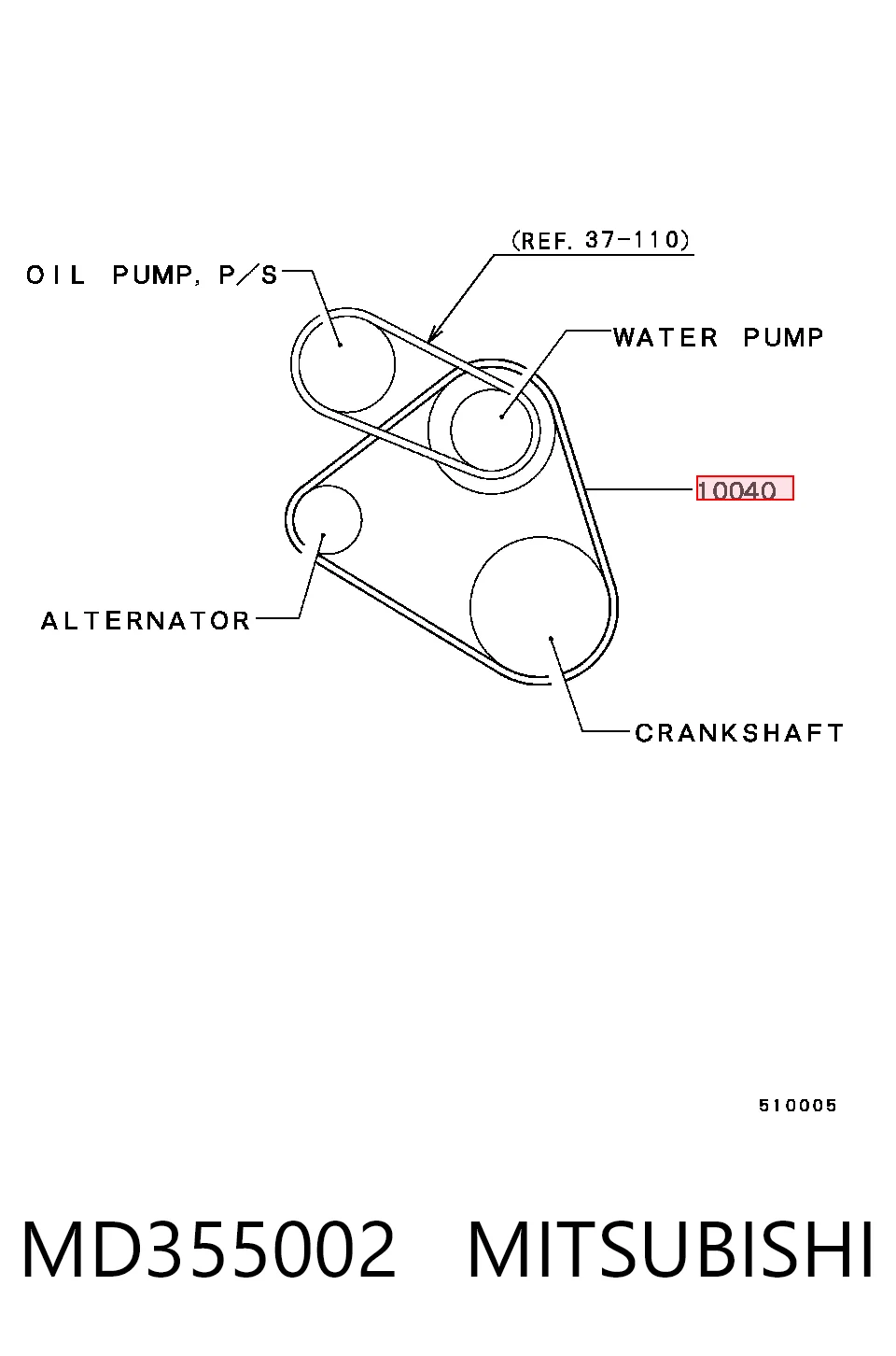 Клиновий ремінь Fiat/Alfa/Lancia 4483174 ціна, від 5.35 USD