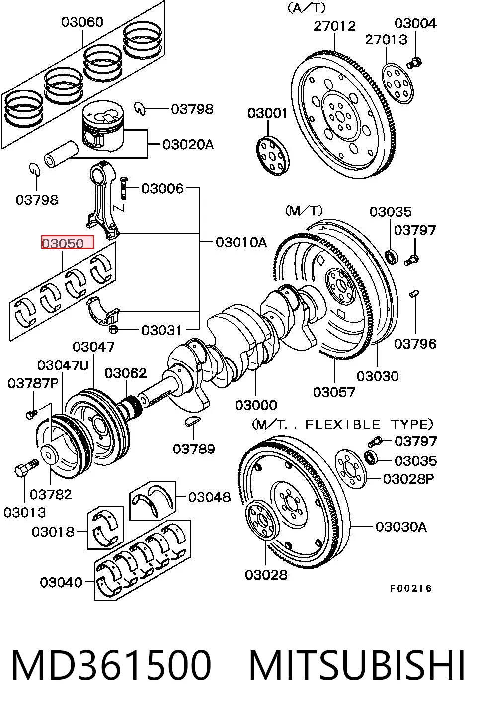 R7278ASTD TDC Підшипник шатуна