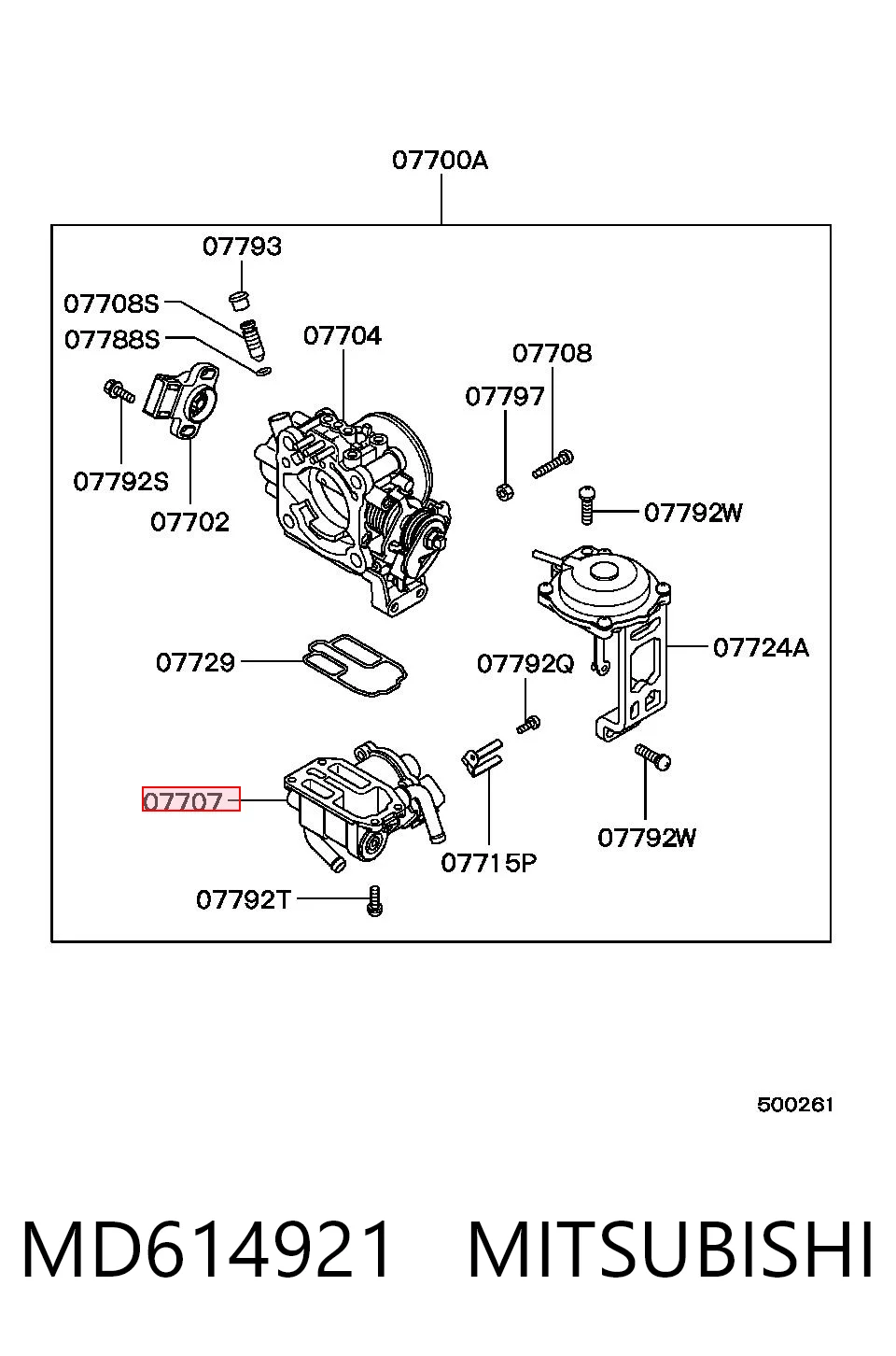 Купити Датчик холостого ходу Mitsubishi Galant VIII EA