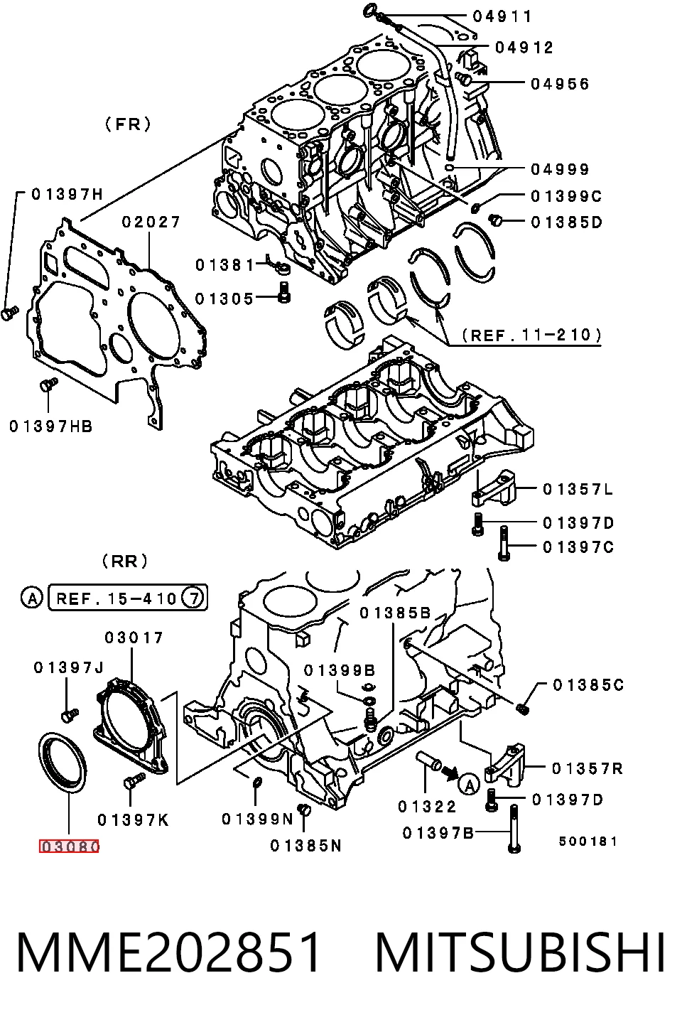 Сальник колінвала двигуна, задній Musashi F4244 ціна, від 28.94 USD