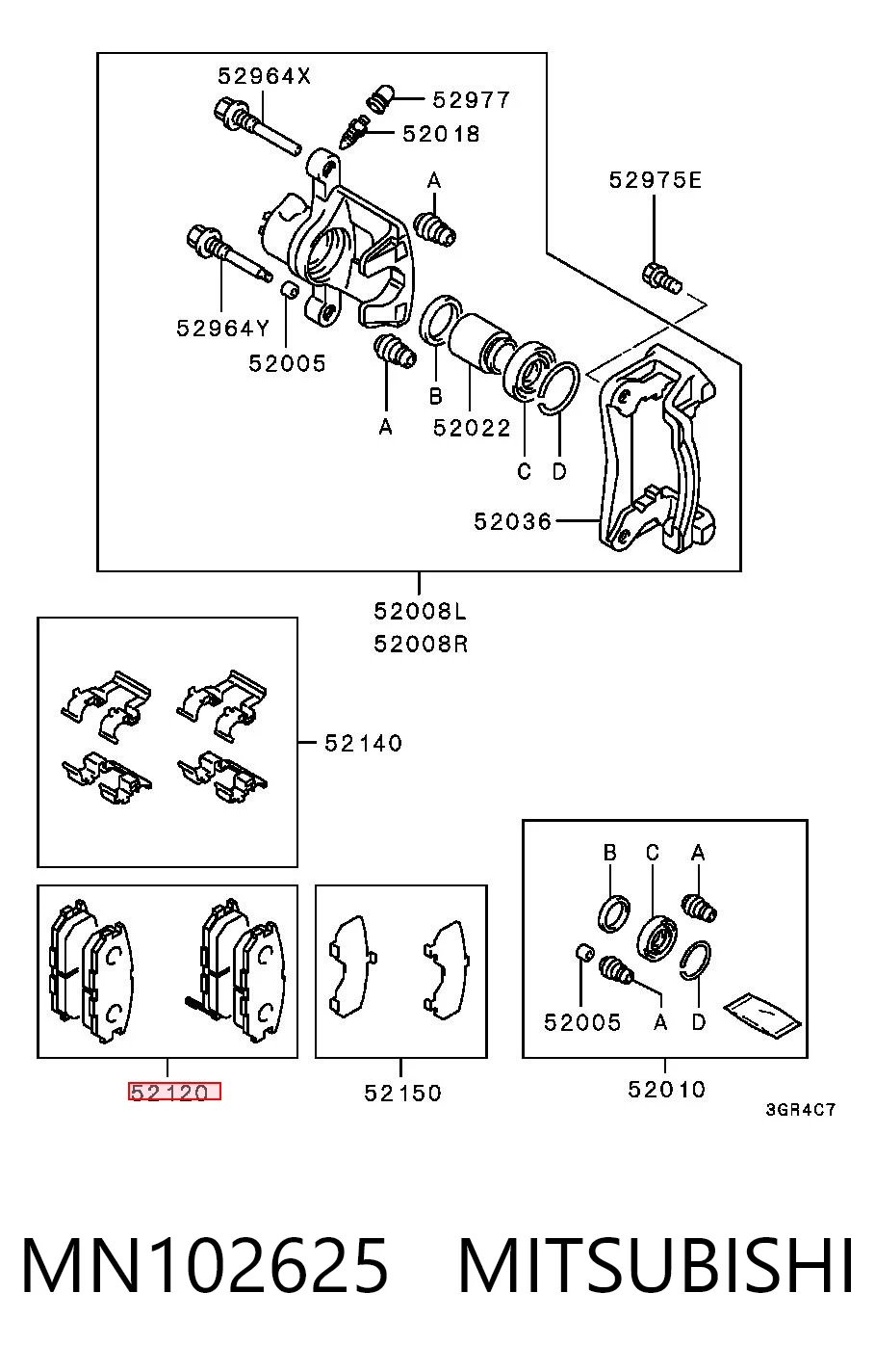 MN102625 Mitsubishi