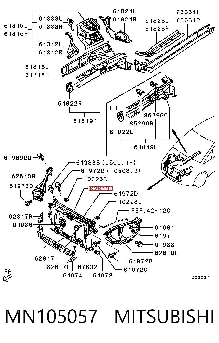 Панель передня Starline KH3711200 ціна, від 47.85 USD