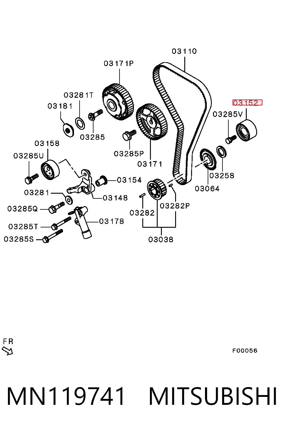 Ролик ременя ГРМ, паразитний Mercedes A1220300113 ціна, від 11.41 USD