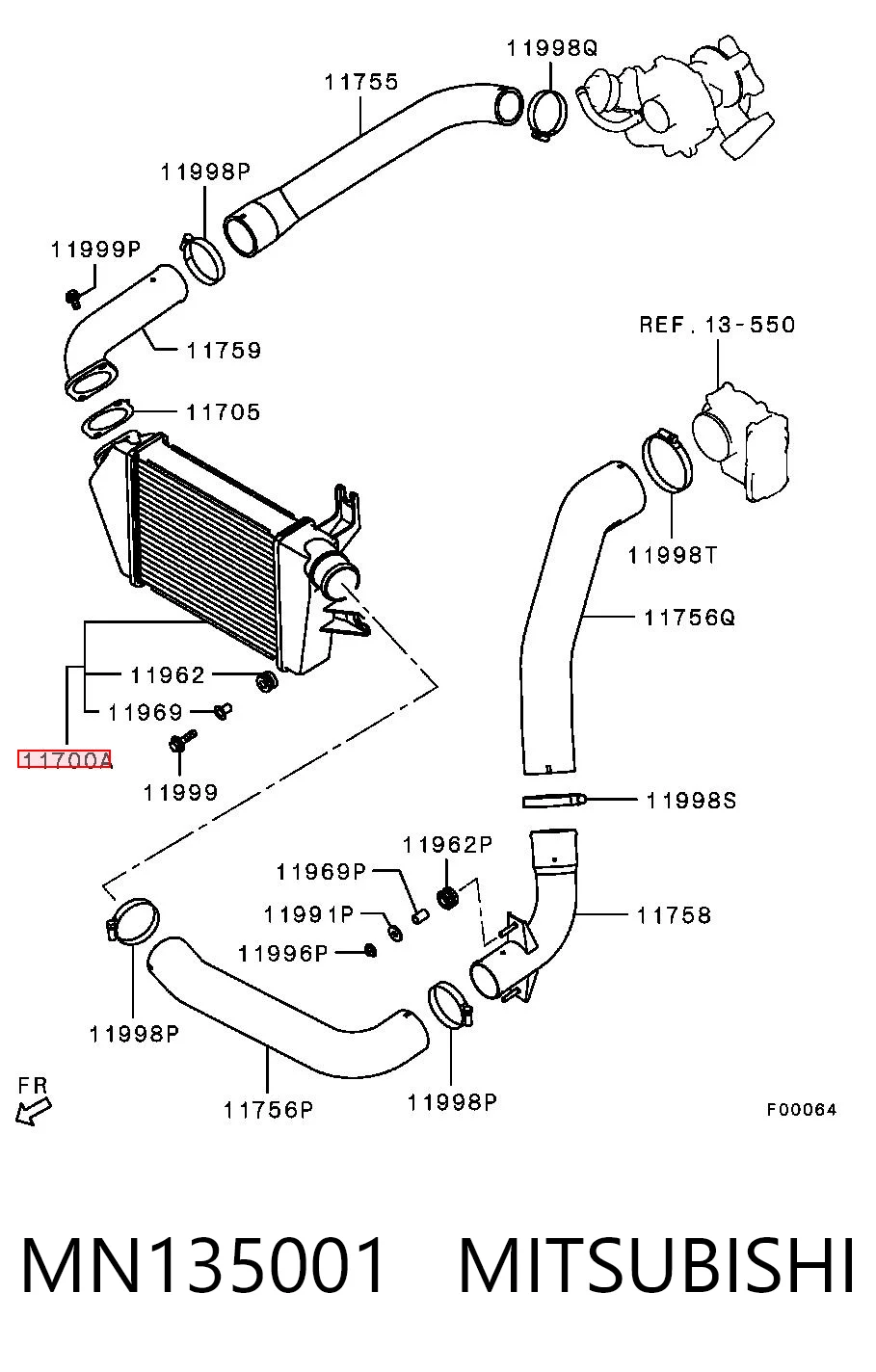 Купити 3S145011 AND Радіатор интеркуллера