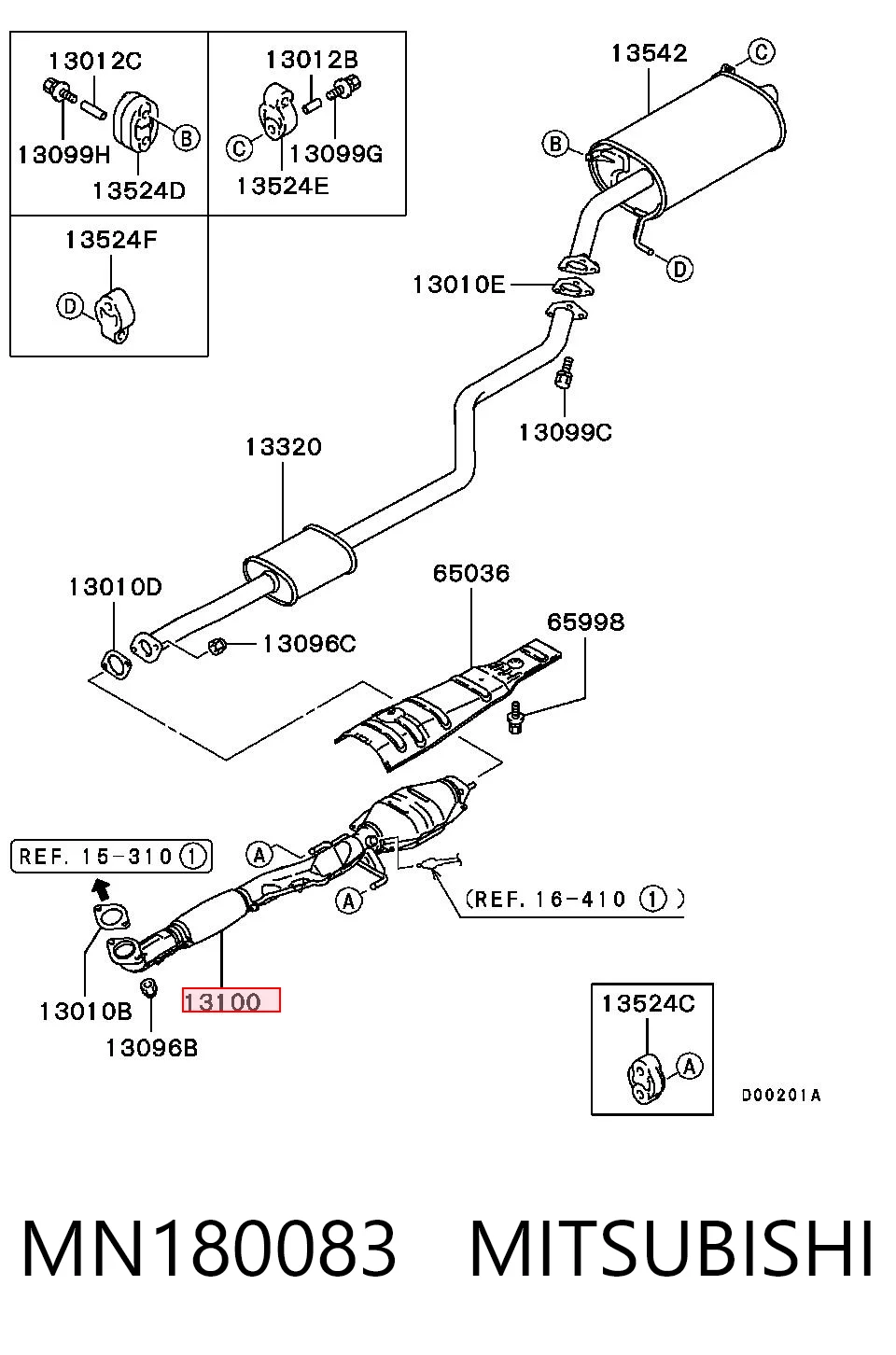 Газопроводи (колектор випускний) Hyundai Tucson I позашляховик (JM) (2004 - 2010) ціна, від 49.63 USD