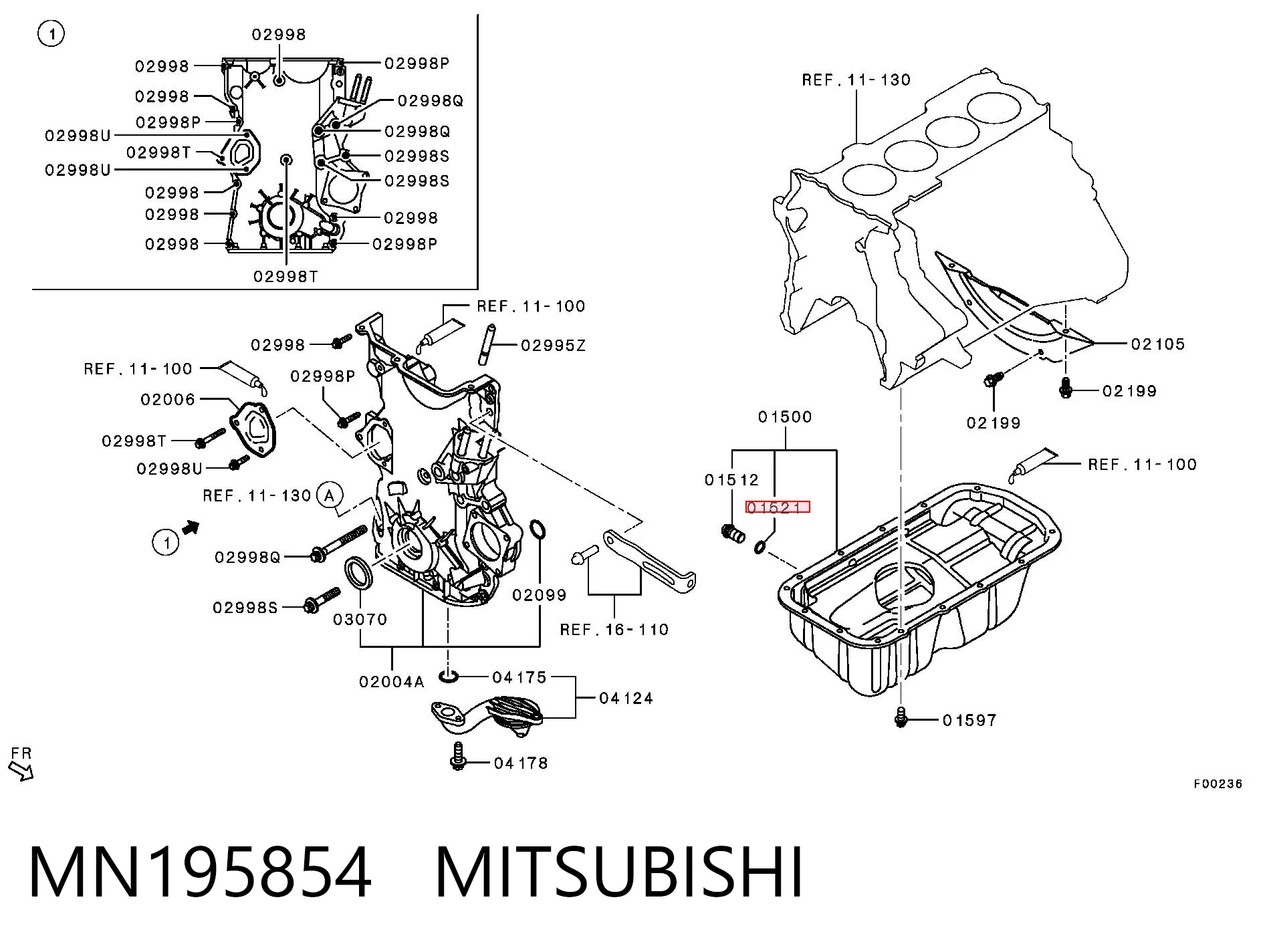 228303 Peugeot/Citroen Прокладка пробки піддону двигуна