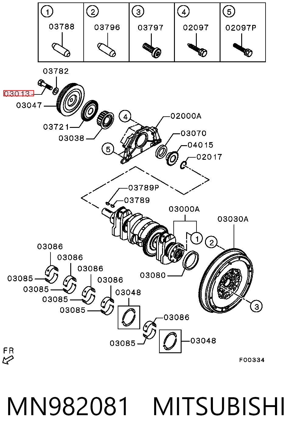 Болт колінвалу Britpart LR000645 ціна, від 5.04 USD