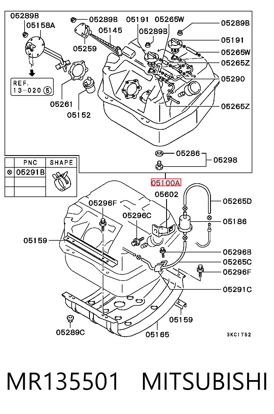 Б/бак Mitsubishi Pajero II Canvas Top позашляховик (V2W, V4W) (1990 - 2004) ціна, від 152.03 USD