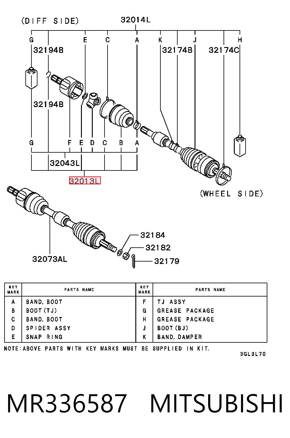 0022985 GKN-Spidan Пильник ШРКШ внутрішній, передній півосі