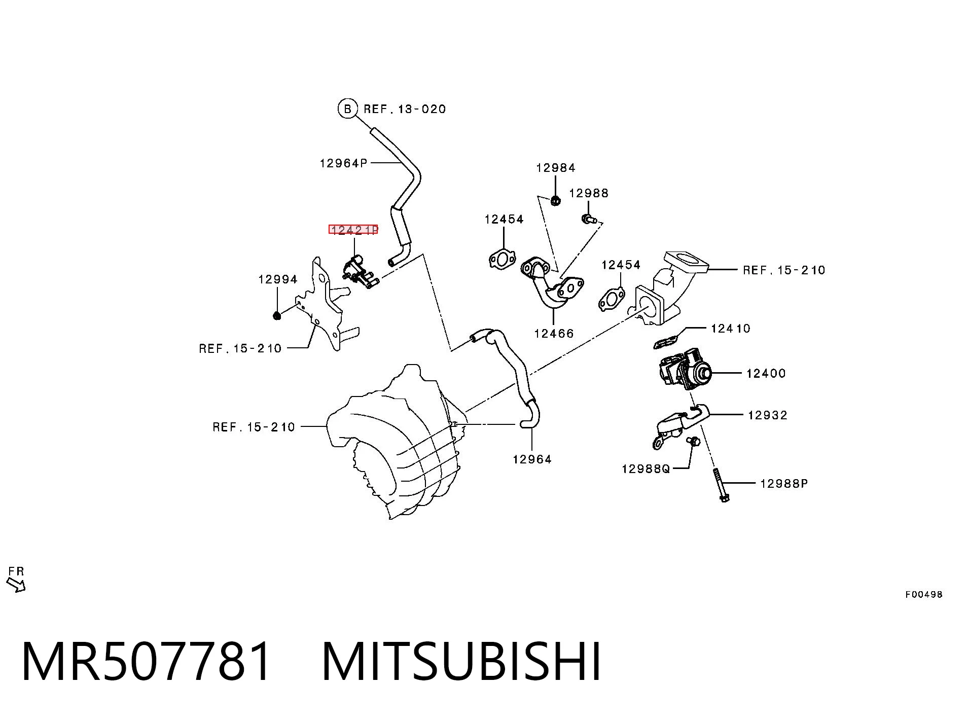 Купити Клапан абсорбера Mitsubishi Lancer X CY_A, CZ_A