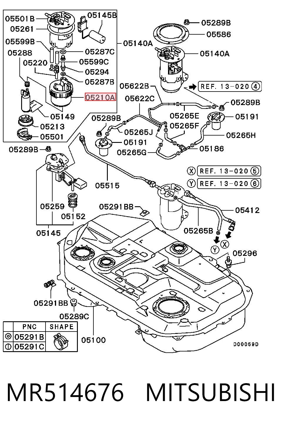 MR514676 Mitsubishi