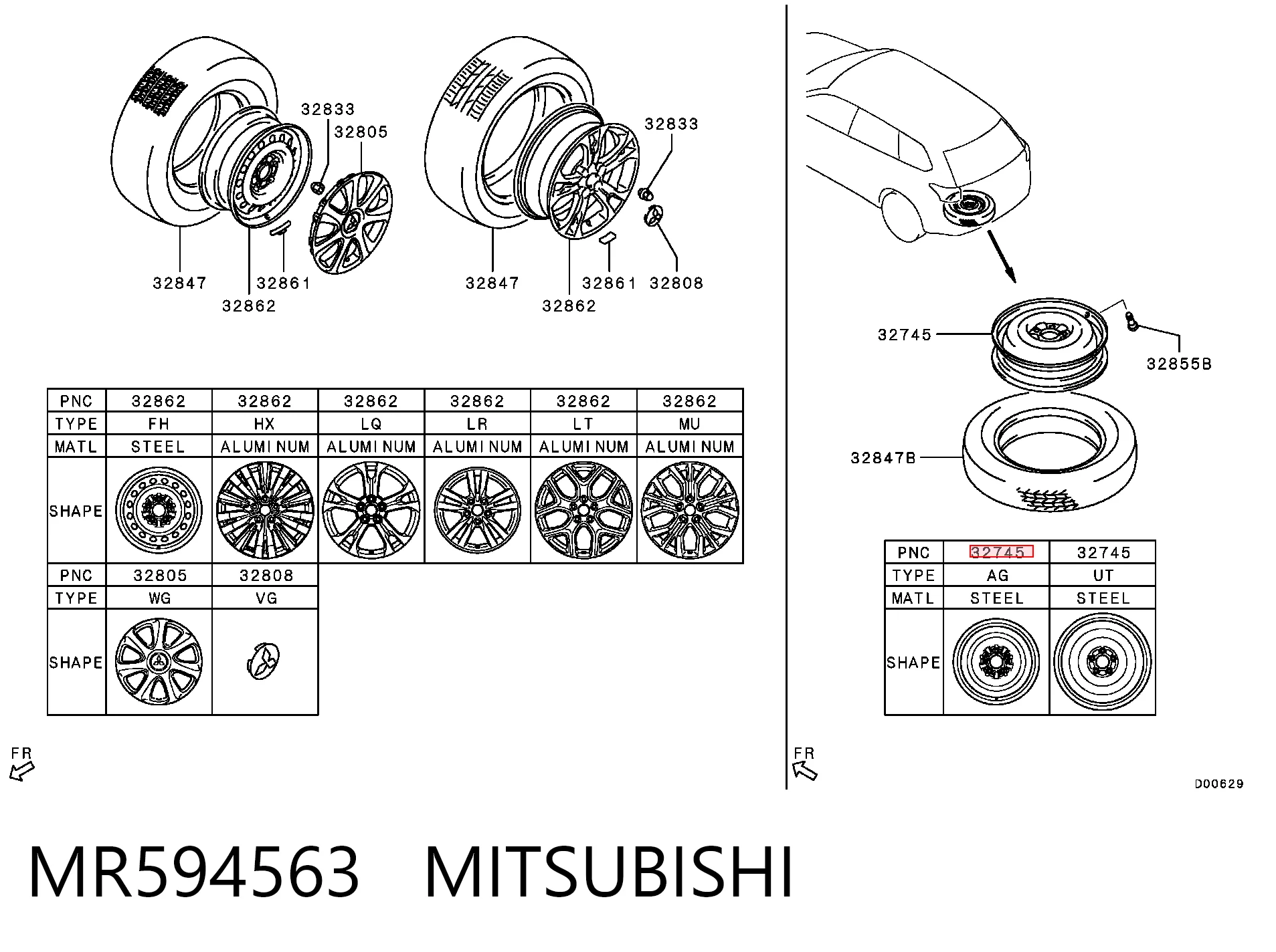 MR594563 Chrysler 