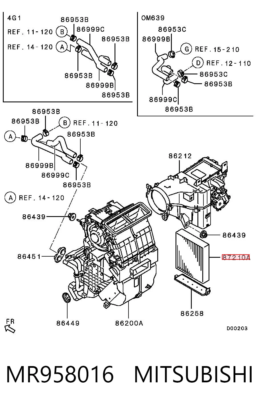 Повітряний фільтр салону Rider REC610149