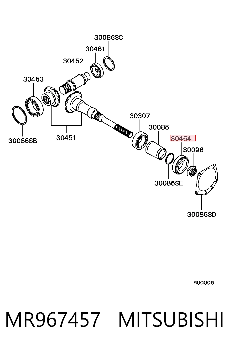 Підшипник ступиці 7703090034 Renault (RVI)