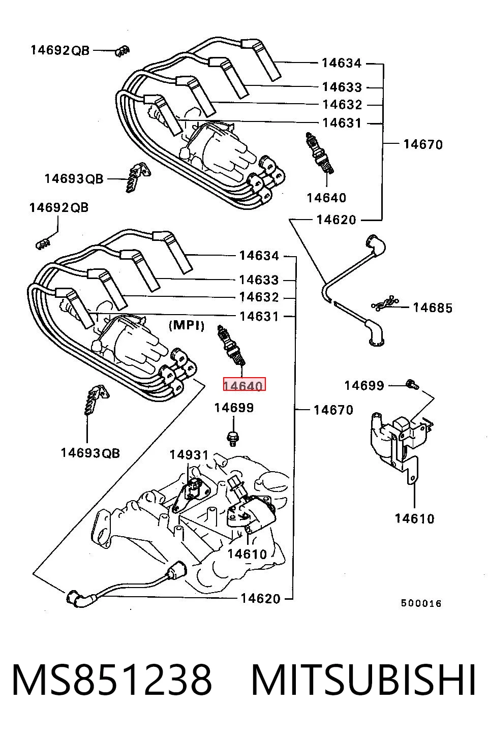 Свічки запалювання SNA70048 Magneti Marelli