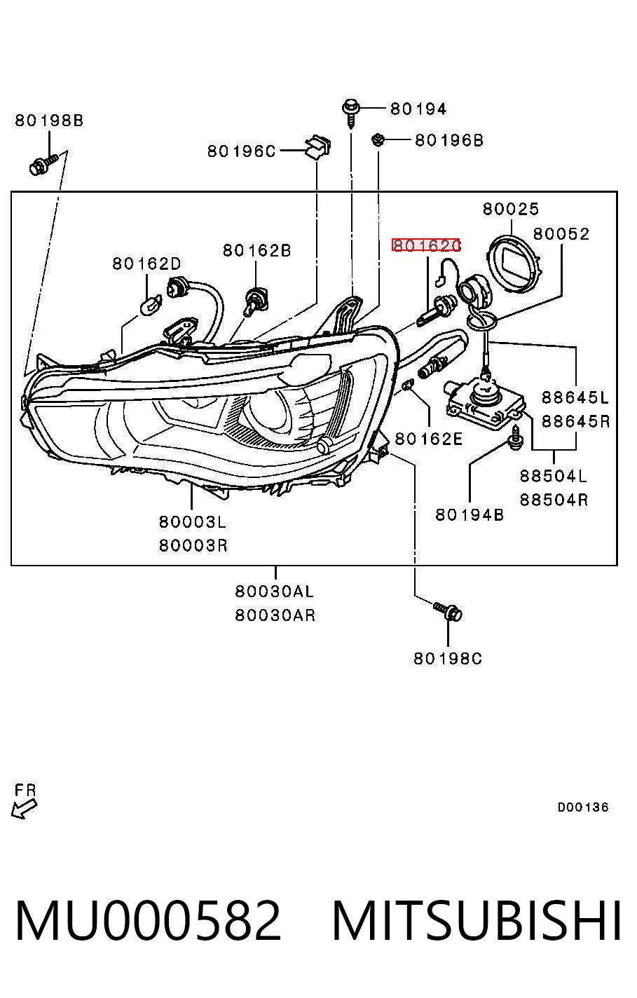 MU000582 Mitsubishi