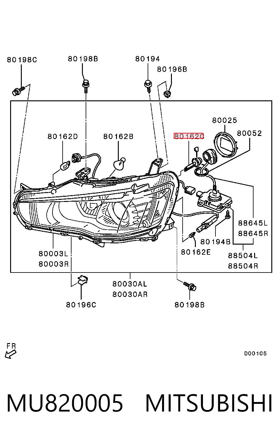 Ксенон Mercedes 25442594 ціна, від 46.56 USD