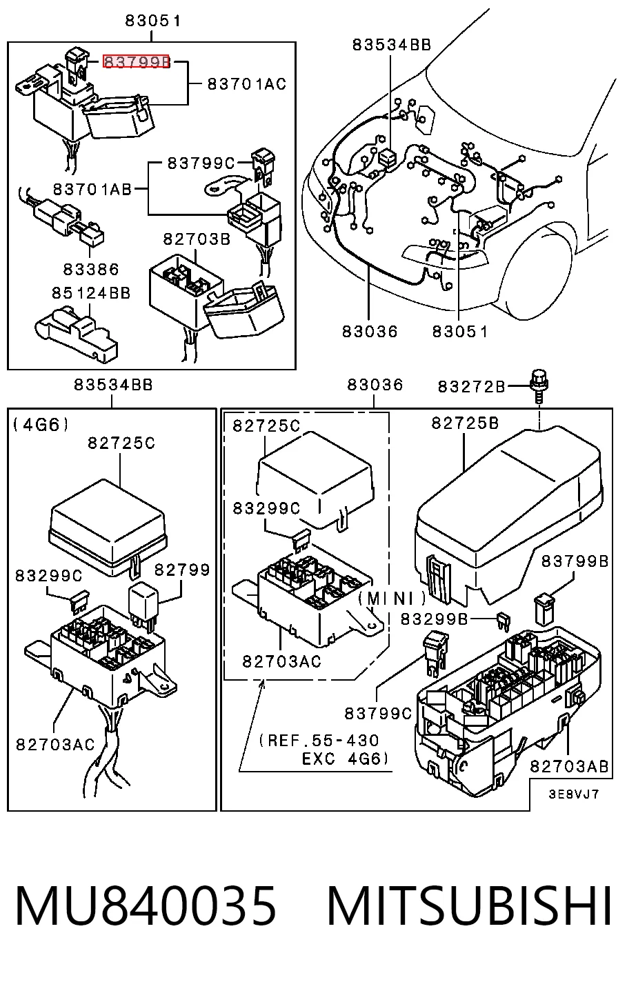MU840035 Mitsubishi