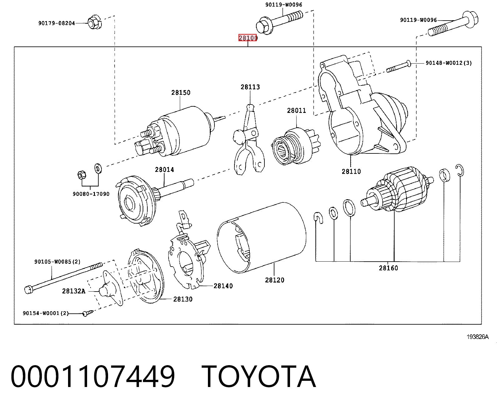 Стартер Toyota Avensis III седан (T27) (2008 - 2018) ціна, від 25.40 USD