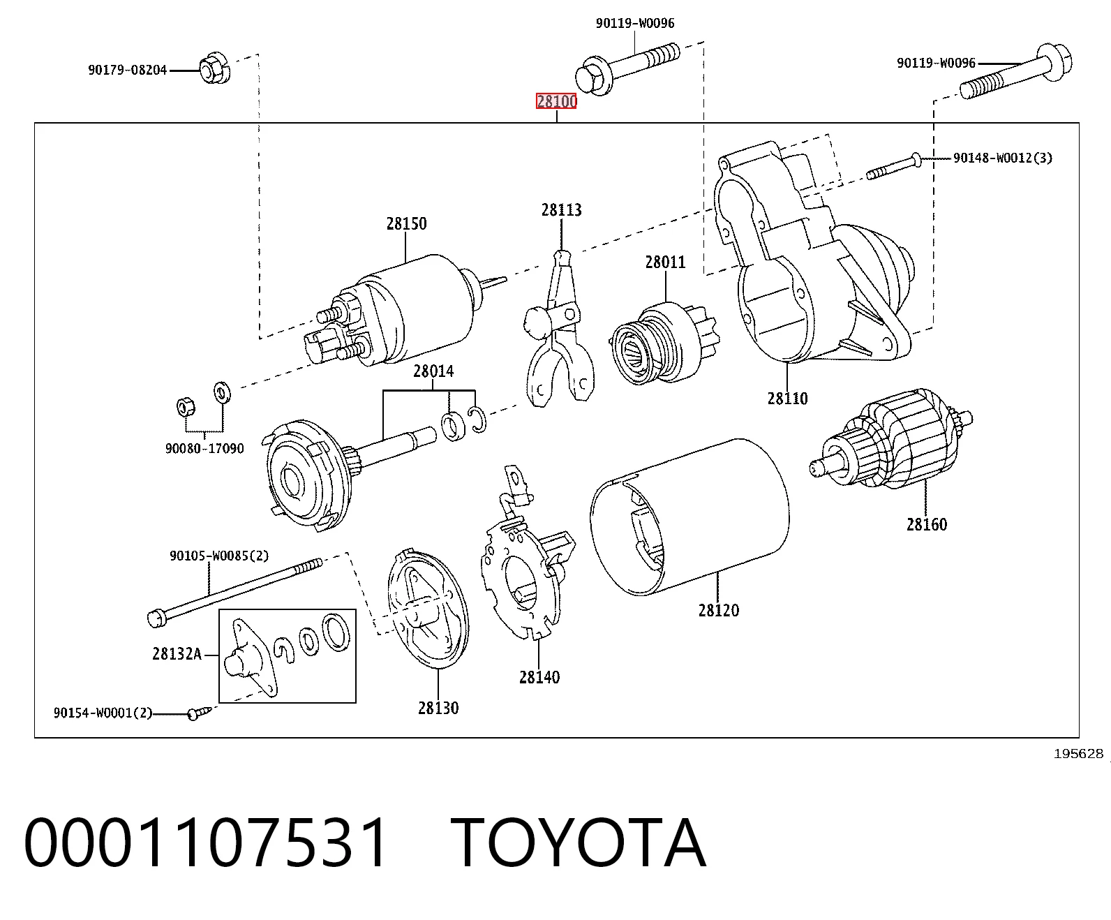 Купити Стартер Toyota Avensis III T27
