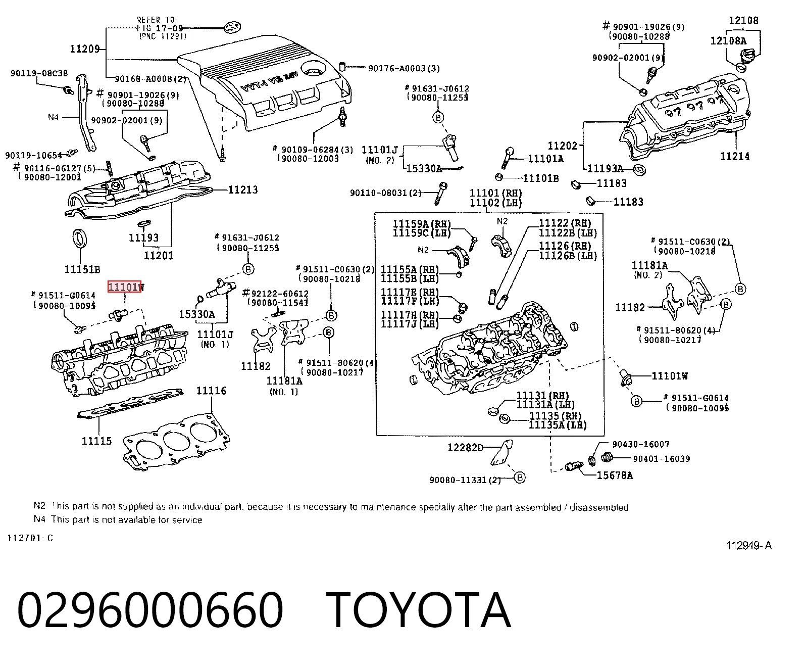 0296000660 Toyota Датчик розподільного вала