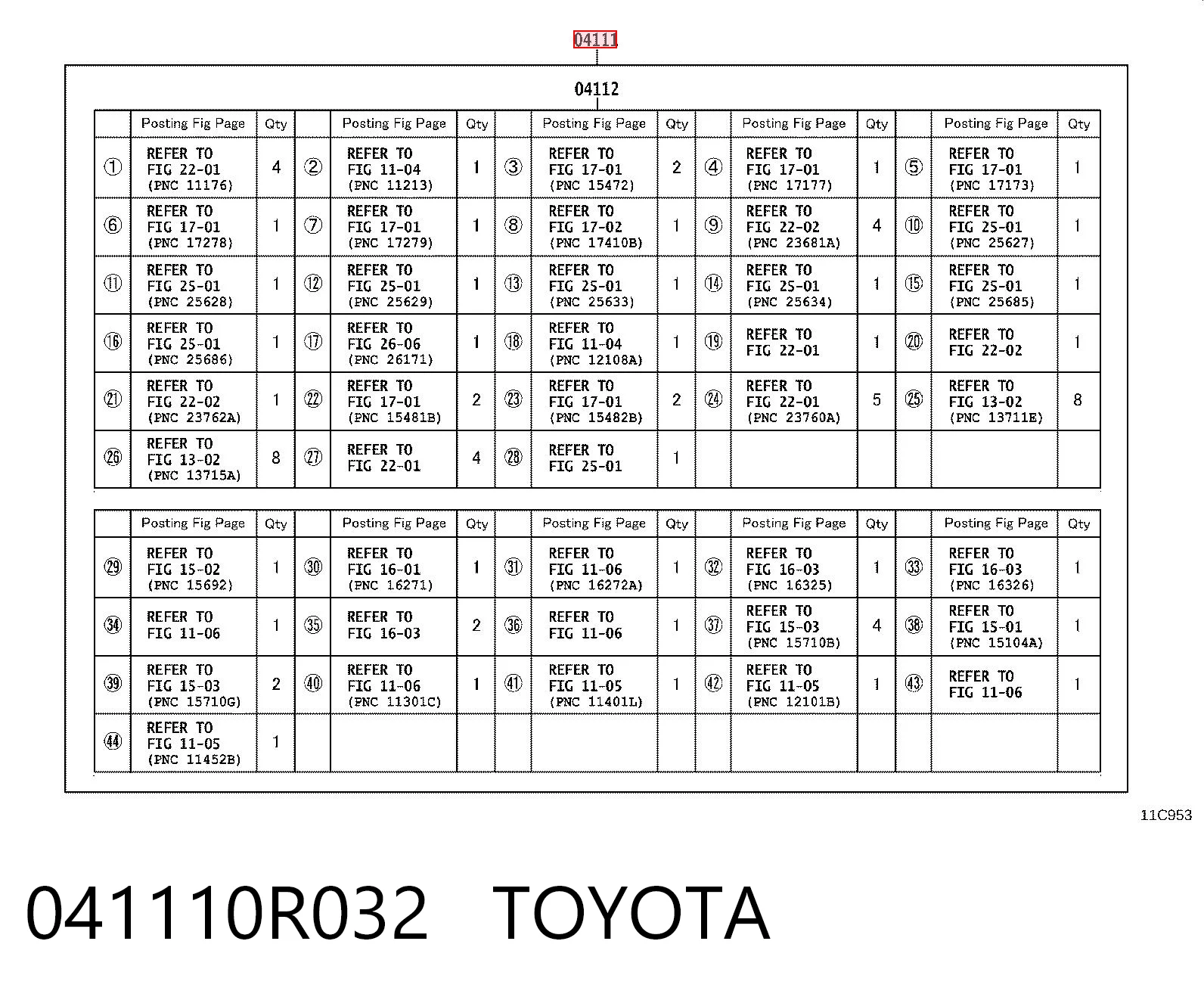 Комплект прокладок двигуна, повний Takashi TKTO12ADFTV ціна, від 145.46 USD