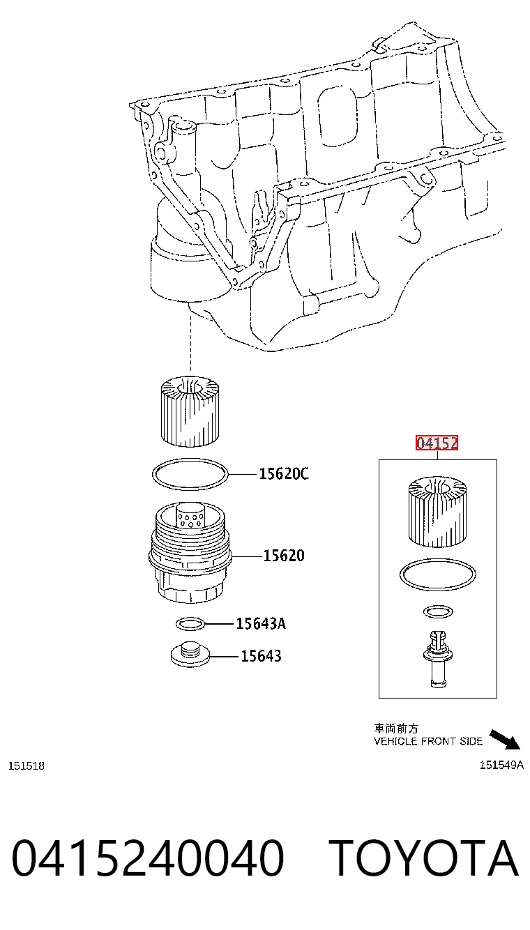 0415240040 Toyota