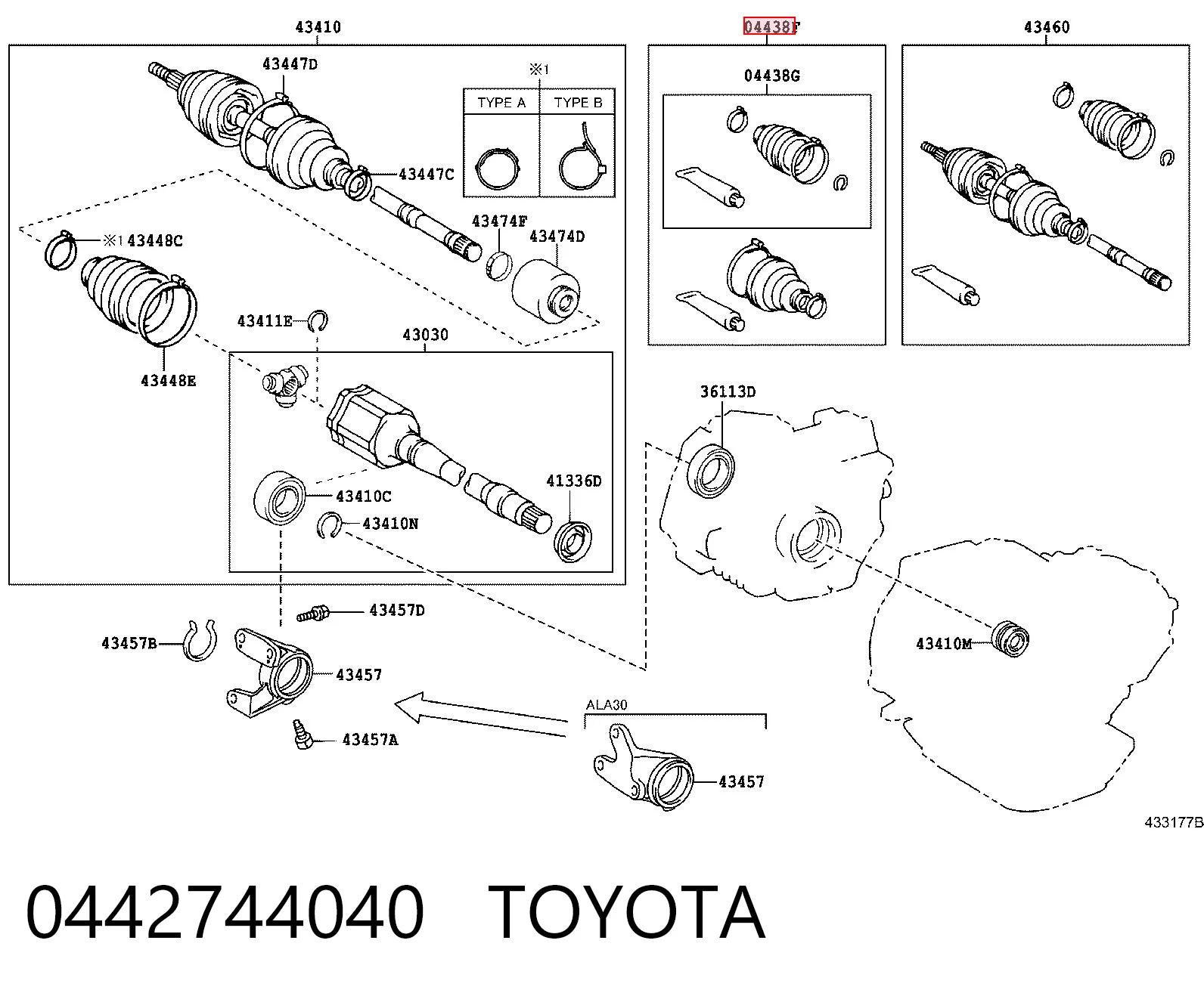 Пильник ШРУСа зовнішній, правий DAC TY0024 ціна, від 13.14 USD