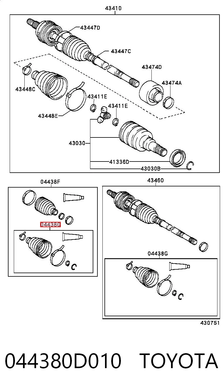 Купити 0036138 GKN-Spidan Пильник ШРКШ внутрішній, лівий