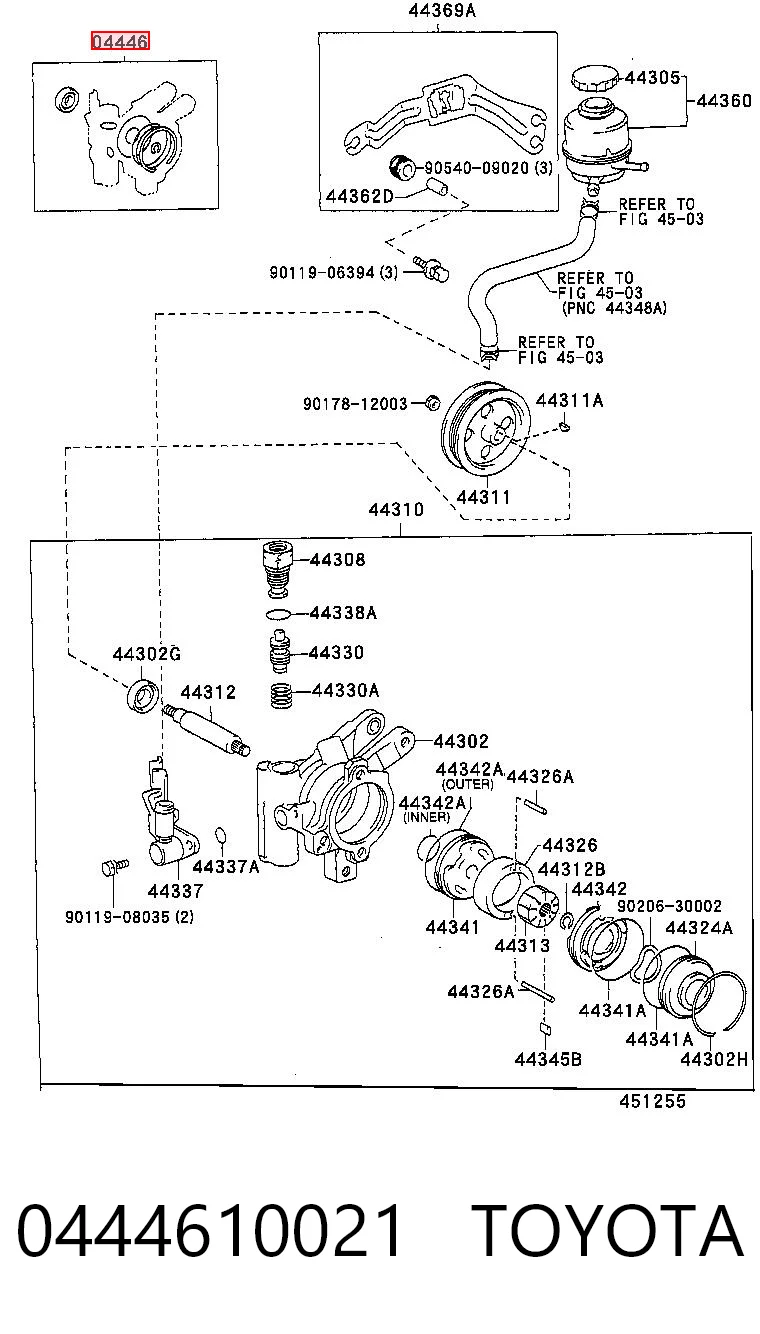 0444610021 Toyota 