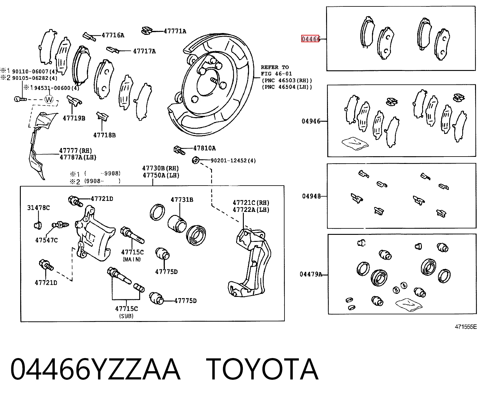 04466YZZAA Toyota