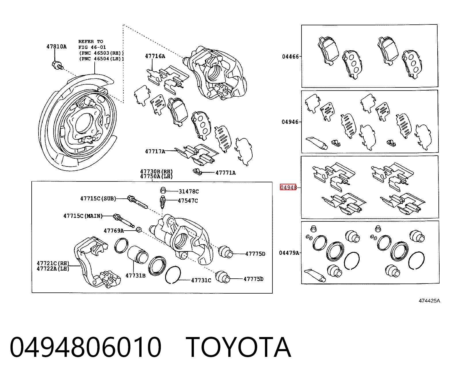 0494806010 Toyota 