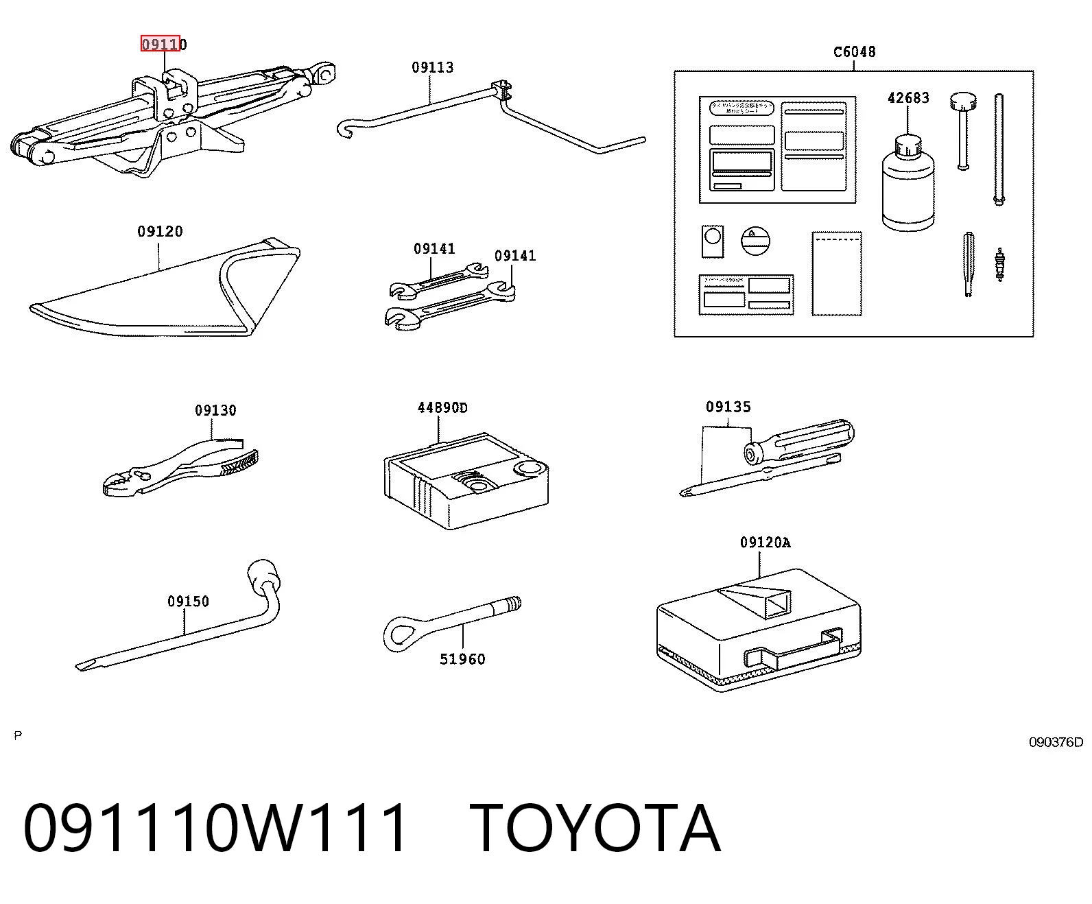 091110W111 Toyota 