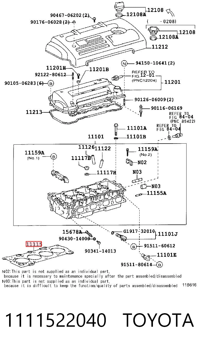 Прокладка головки блока циліндрів (ГБЦ) Eristic EG0004