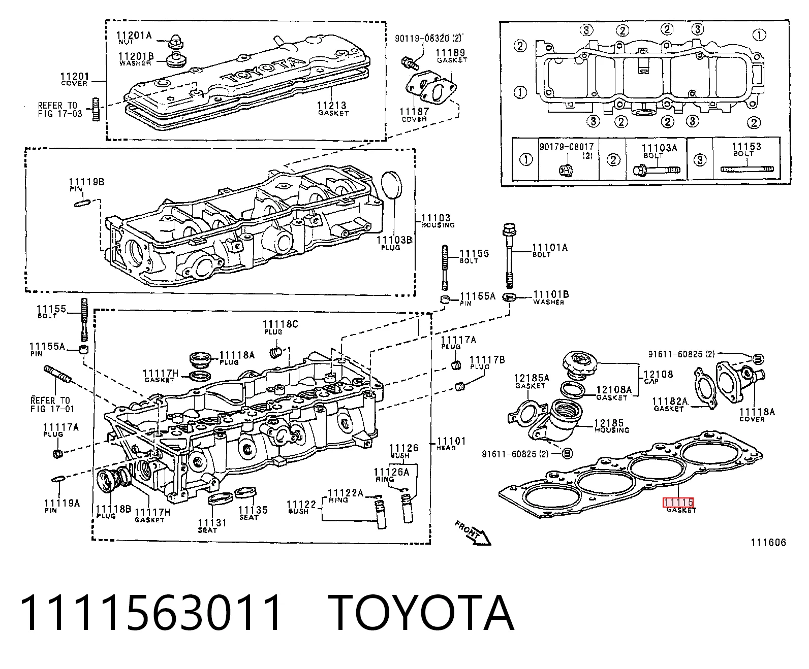 NMR1177 NIPPON MOTORS Прокладка під головку