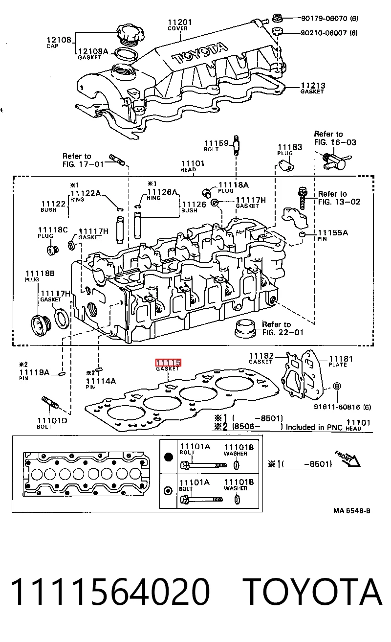 NMC1901 NIPPON MOTORS Прокладка під головку