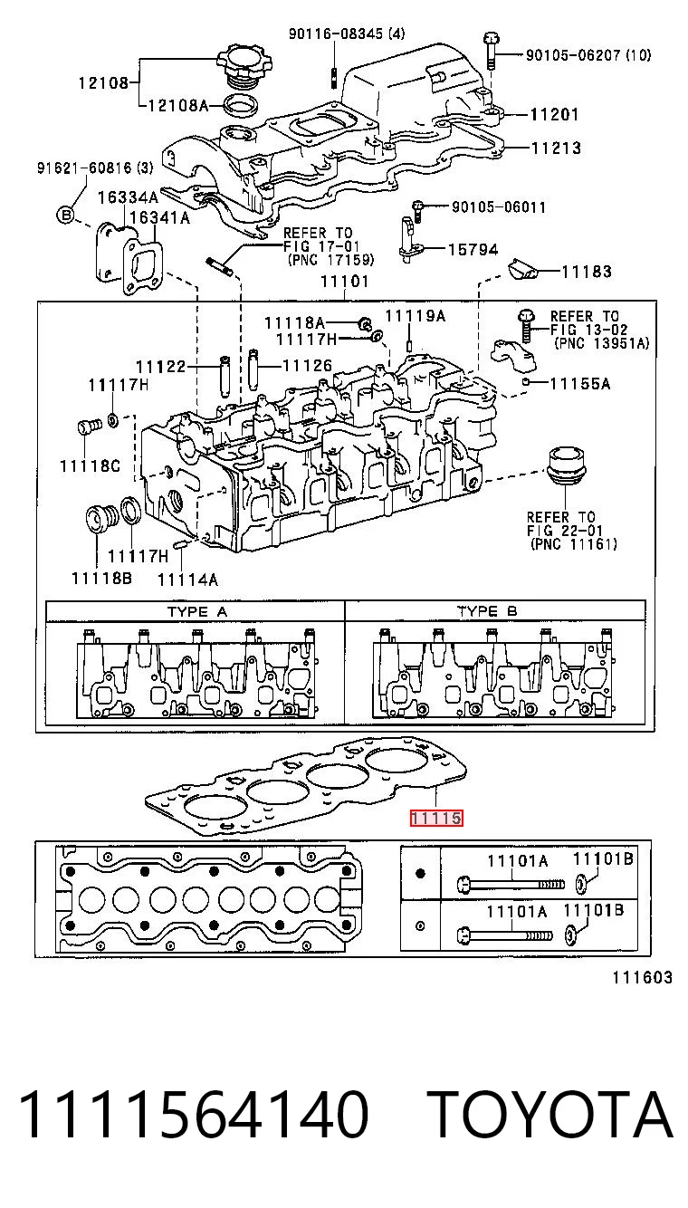 1111564140 NIPPON MOTORS Прокладка під головку