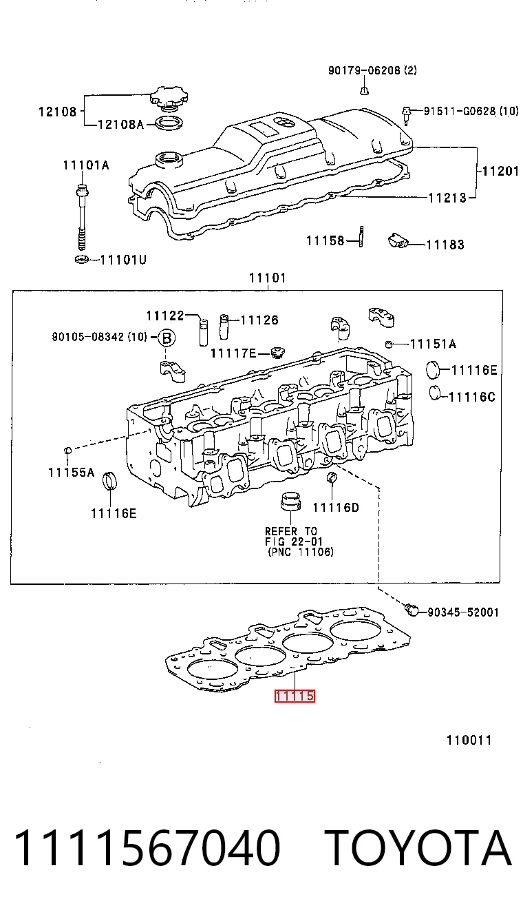 Прокладка ГБЦ NIPPON MOTORS HG968S ціна, від 53.83 USD