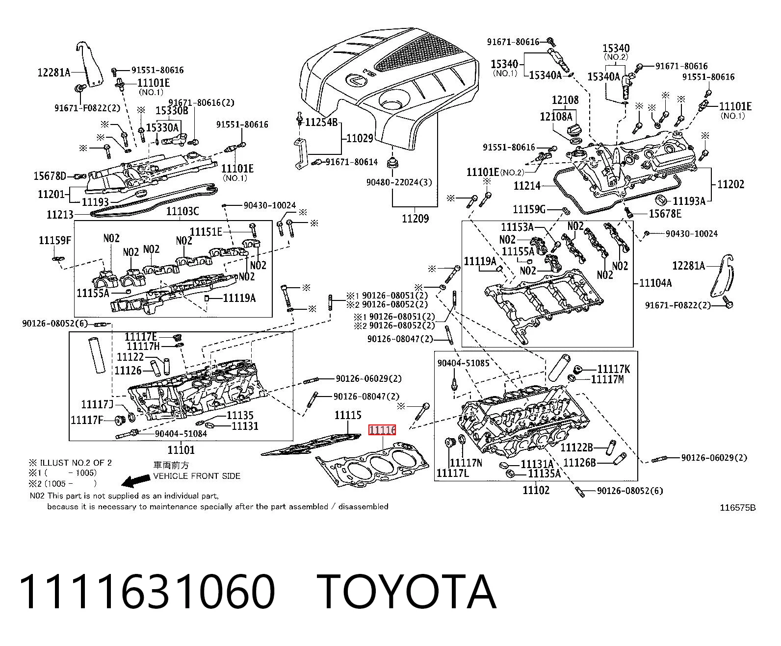 Прокладка головки блока циліндрів (ГБЦ), ліва HG9027L NIPPON MOTORS