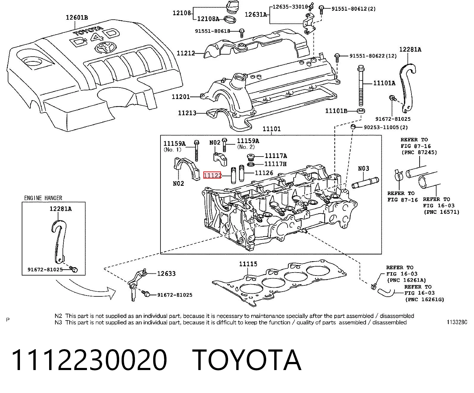 Направляюча втулка клапана Toyota Land Cruiser PRADO позашляховик (J150) (2009 - 2026) ціна, від 2.98 USD