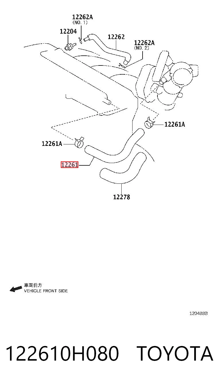 122610H080 Toyota 